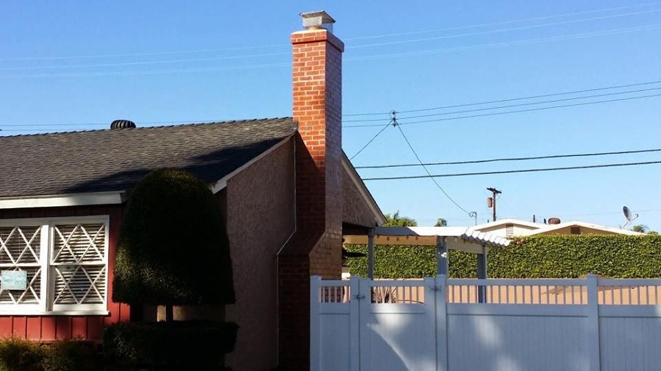 Freeman Chimney crown repair project